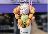 eggpuff & ice cream